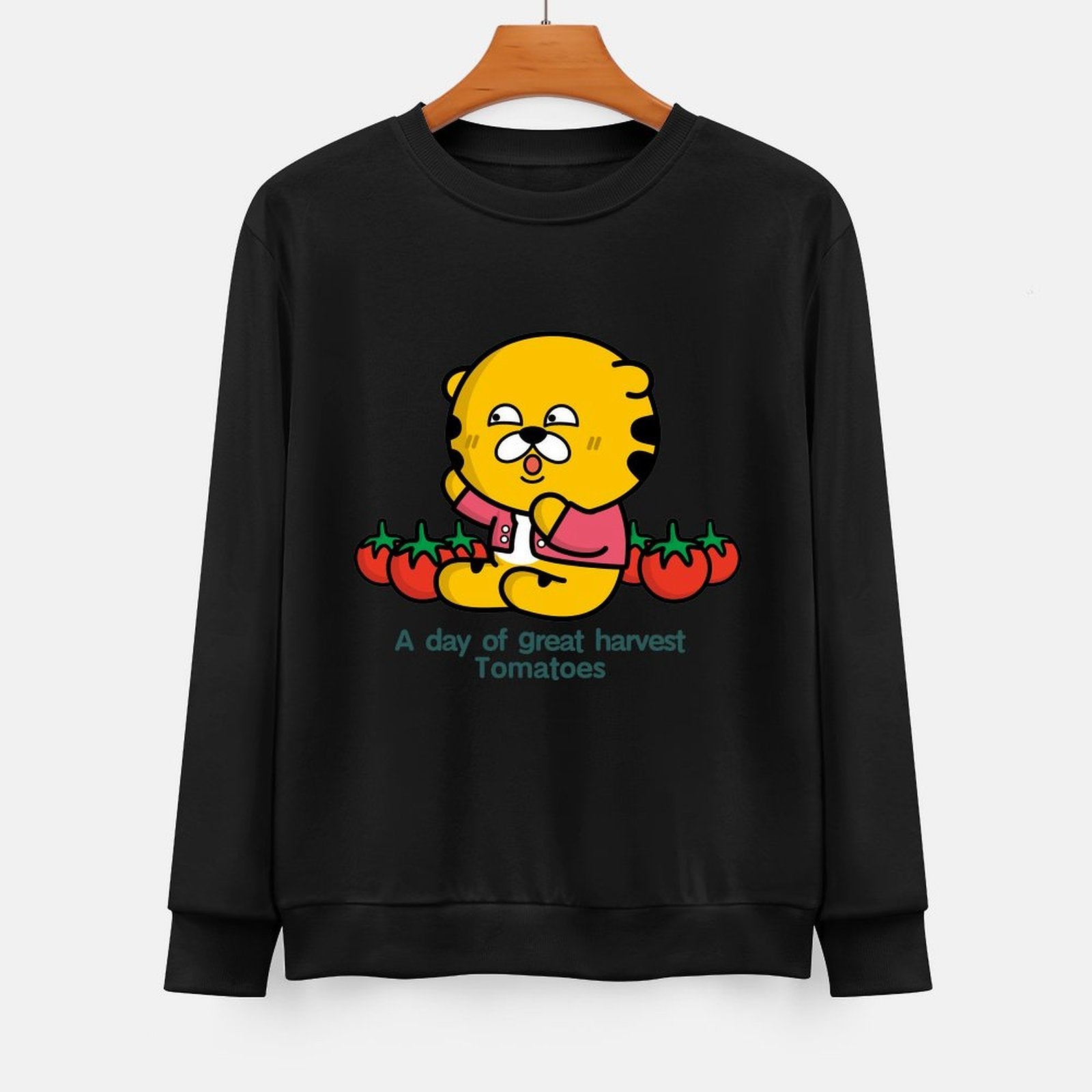 Front Patterned Long Sleeve TopMinimal TimelessStyle